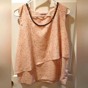 Juicy Couture Pink Polyester Sleeveless Blouse size XL